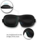 Sleep Mask – Features an invisible nose wing design that contours to the eye sockets; 3D ergonomic structure creates an ultra-lightweight, comfortable sleep companion—perfect for travel, napping, and shift work | Available in Black and Blue - Image 2