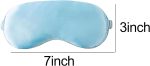 Blue Sleep Eye Mask: Made with Soft, Comfortable Fabric | Effectively Blocks Light | Ideal for Travel & Napping - Image 2