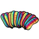 4-Pack Silk Satin Sleep Masks | Classic Art-Inspired Style | Light-Blocking Sleep Aid | Ideal for Napping, Travel, and Parties | Traditional Floral and Bird Art Patterns - Image 2