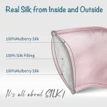 Mulberry Silk Sleep Mask — Features an Elastic Strap/Headband; Soft and Comfortable; Ideal for Nighttime Sleep, Travel, and Napping (Pink) - Image 2