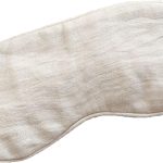 100% Pure Linen Sleep Mask | Light-Blocking Sleep Aid | Features Adjustable Straps | Organic Cotton Core | Breathable & Comfortable | Ideal for Travel | Unisex Gift (Natural Linen / Raw Hemp Color)