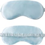 Blue Sleep Eye Mask: Made with Soft, Comfortable Fabric | Effectively Blocks Light | Ideal for Travel & Napping